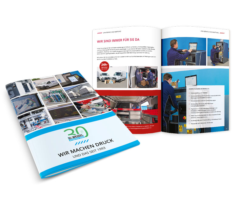 Titelansicht Broschüre 30 Jahre Dr. Weigel Anlagenbau GmbH